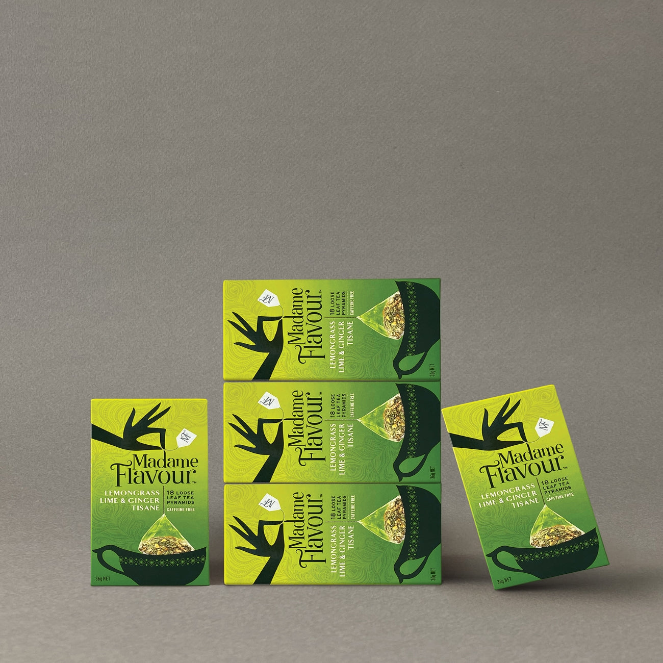 Lemongrass Lime and Ginger Pyramid 18 x 5 Packs