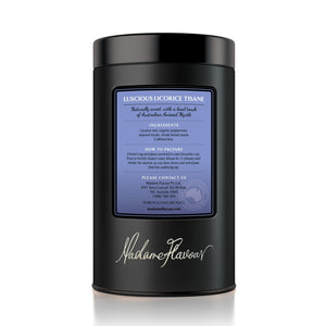 Luscious Licorice Embossed Black Storage Tin (New Tins in Stock-tin will differ to image shown)