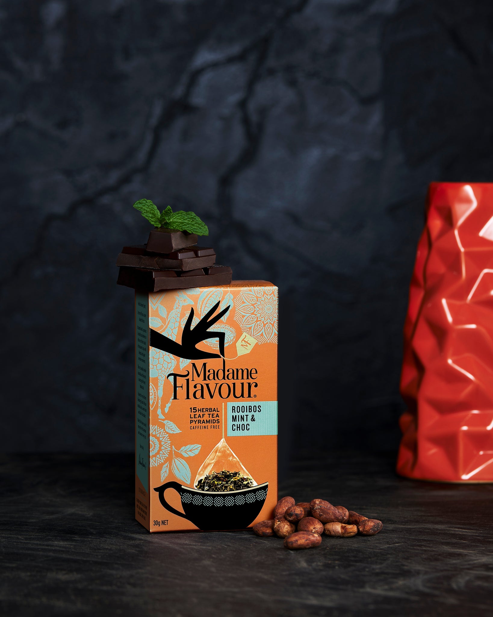 Rooibos Mint Choc Pyramid 15 x 5 Packs