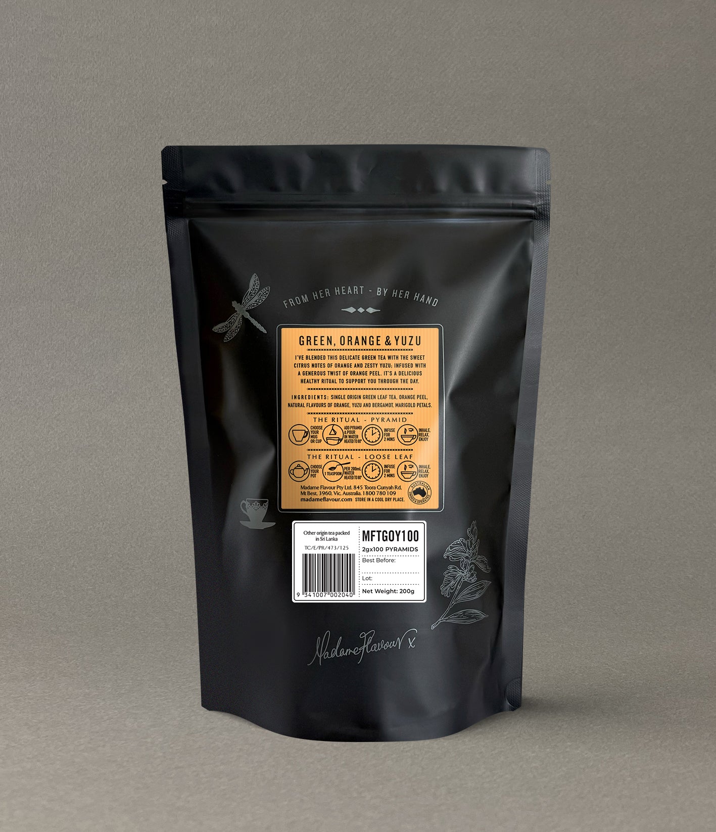 Grey de Luxe 100 Pyramid Pouch & Tin Bundle (FREE SHIPPING)