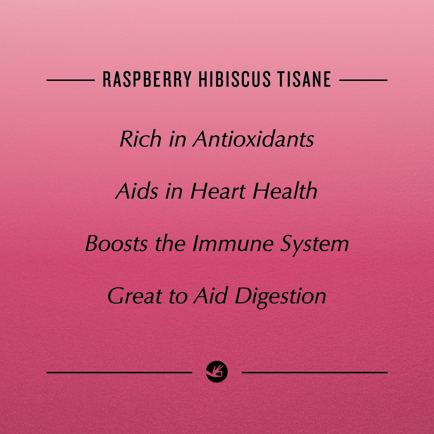 Raspberry Hibiscus Pyramid 100 Pouch